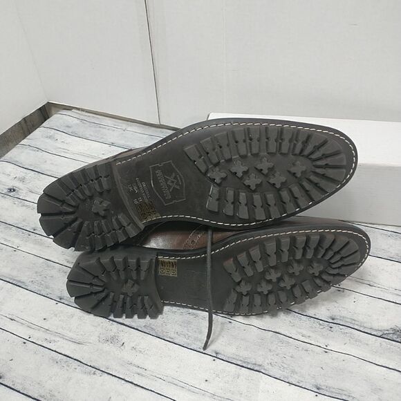 Anthony Veer Mens Grant Wingtip Leather Dress Boot Dark Brown SZ 11 - Picture 7 of 9